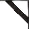 Ekena Millwork Traditional Steel Bracket, Antiqued Pewter 2"W x 12"D x 12"H BKTM02X12X12TRAPW - alternate 3
